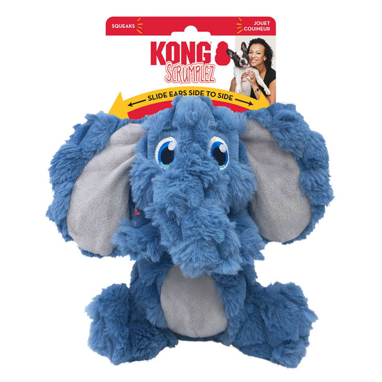 KONG Scrumplez Dog Toy Elephant 1ea/MD - Pet Store X