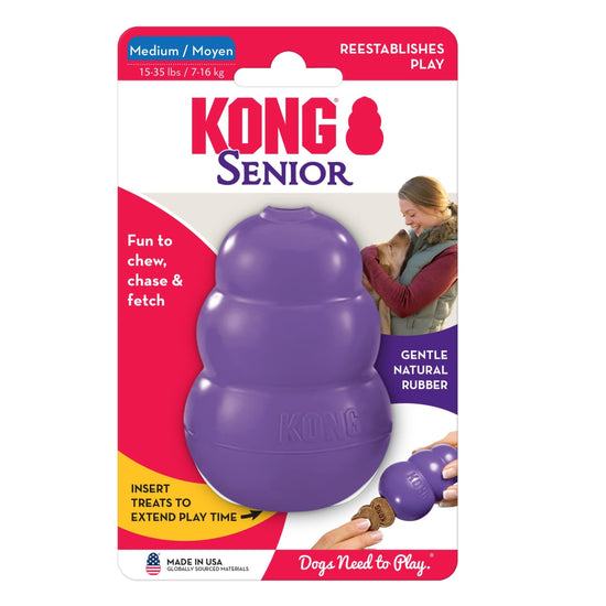 KONG Senior Dog Toy 1ea/MD for your Pet Dog with Pet Store X.