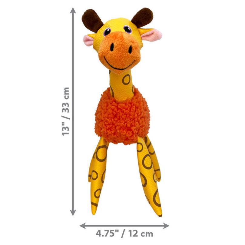 KONG Shakers Floofs Plush Dog Toy Giraffe, 1ea/MD - Pet Store X