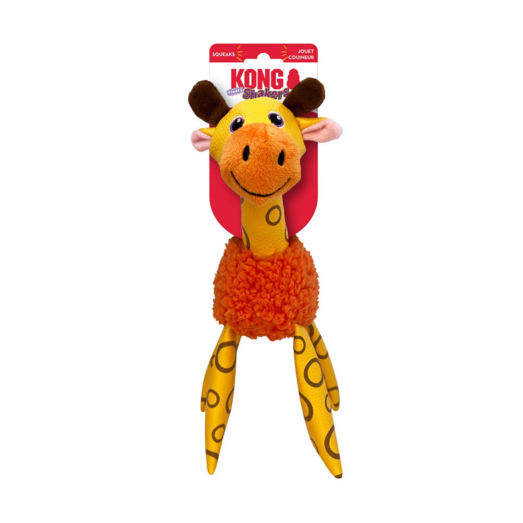 KONG Shakers Floofs Plush Dog Toy Giraffe, 1ea/MD - Pet Store X