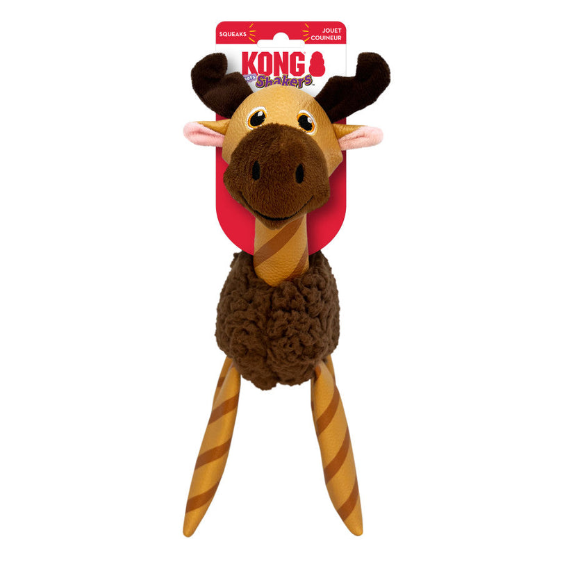 KONG Shakers Floofs Plush Dog Toy Moose, 1ea/MD - Pet Store X