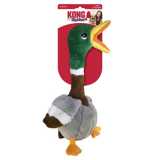 KONG Shakers Honkers Duck Dog Toy Multi-Color 1ea/LG for your Pet Dog with Pet Store X.