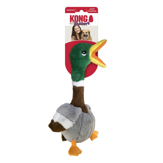 KONG Shakers Honkers Duck Dog Toy Multi-Color 1ea/SM for your Pet Dog with Pet Store X.