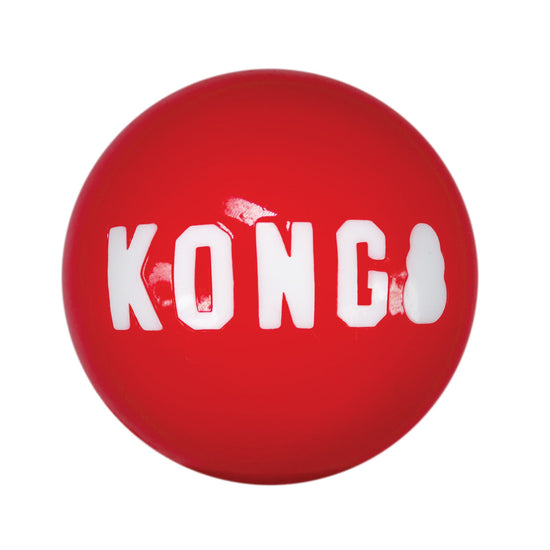 KONG Signature Ball Dog Toy Red 1ea/LG - Pet Store X