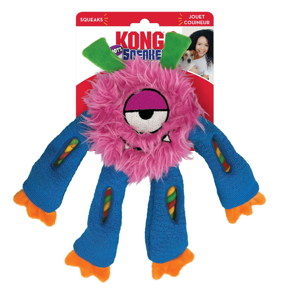 KONG Sneakerz Knots Dog Toy Assorted 1ea/MD - Pet Store X