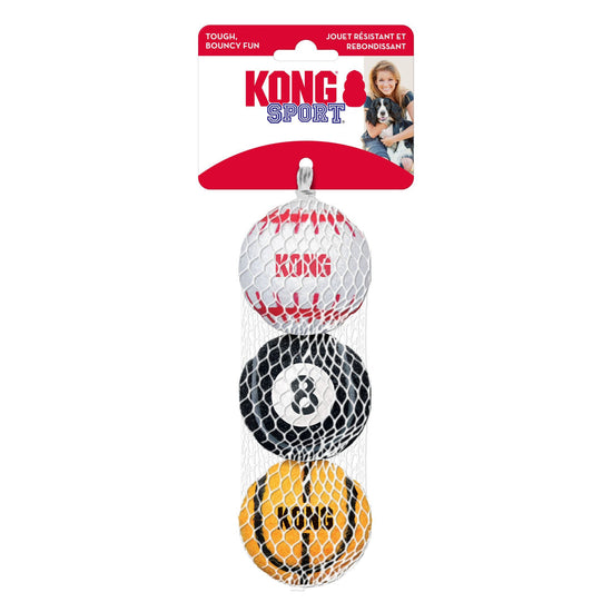 KONG Sport Balls Dog Toy Assorted 1ea/3 pk, MD for your Pet Dog with Pet Store X.