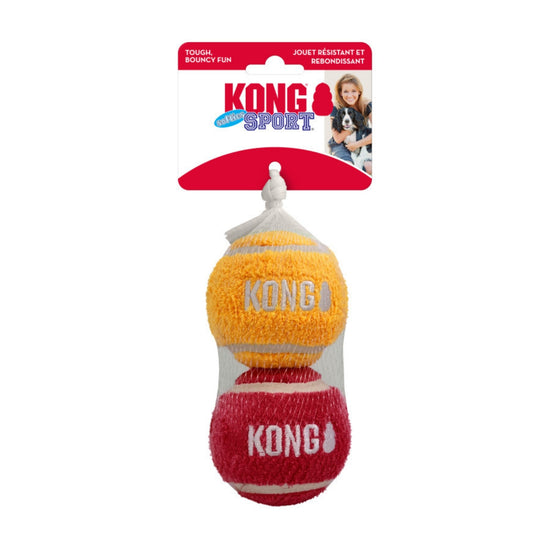 KONG Sport Softies Balls Dog Toy Assorted, 1ea/LG, 2Pc for your Pet Dog with Pet Store X.