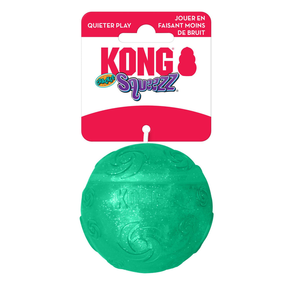 KONG Squeezz Crackle Ball Dog Toy Assorted 1ea/LG - Pet Store X