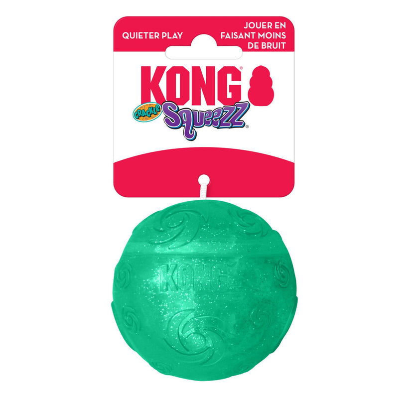 KONG Squeezz Crackle Ball Dog Toy Assorted 1ea/LG for your Pet Dog with Pet Store X.