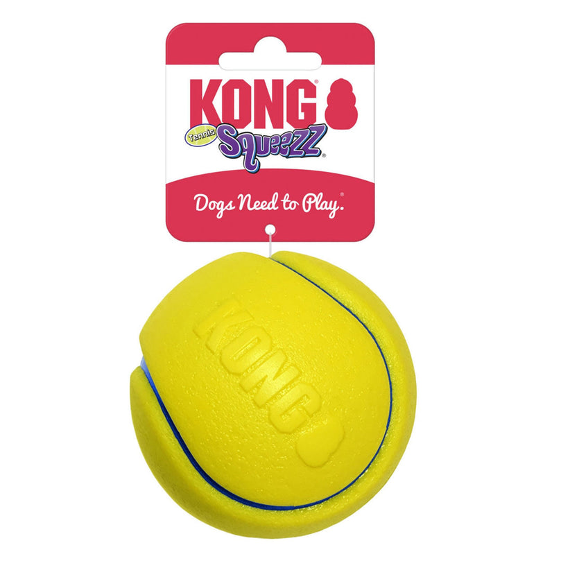 KONG Squeezz Tennis Ball Dog Toy 1ea/MD - Pet Store X