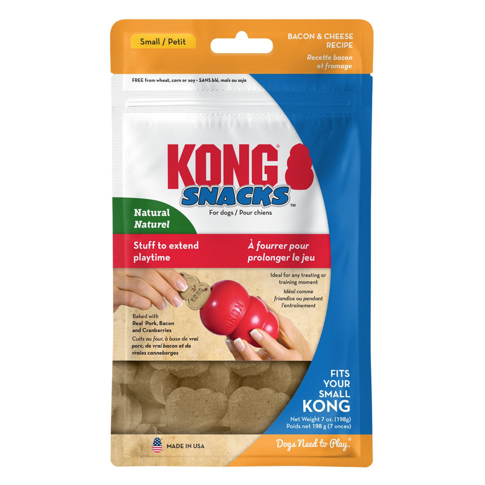 KONG Stuff'N Snacks Dog Treats Bacon & Cheese 1ea/SM, 8 oz - Pet Store X