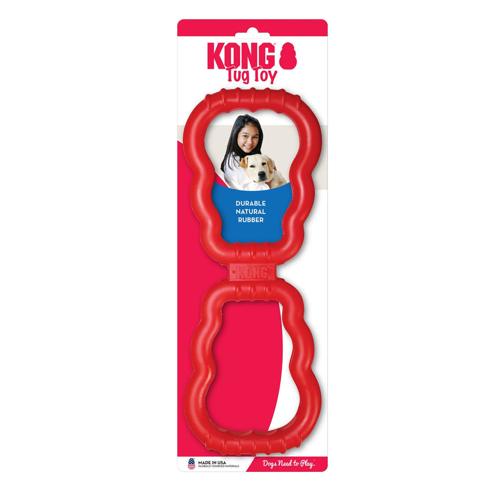 KONG Tug Toy With Control-Flex Dog Toy Red 1ea/SM - Pet Store X