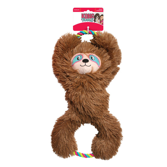 KONG Tuggz Dog Toy Sloth Brown 1ea/XL - Pet Store X