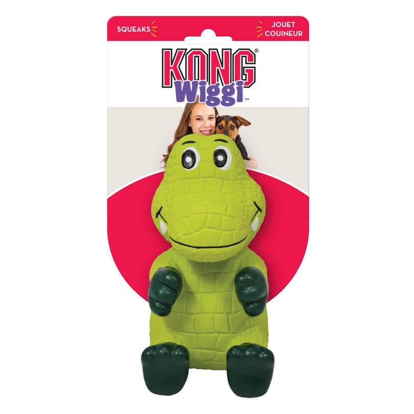 KONG Wiggi Alligator Dog Toy 1ea/SM - Pet Store X