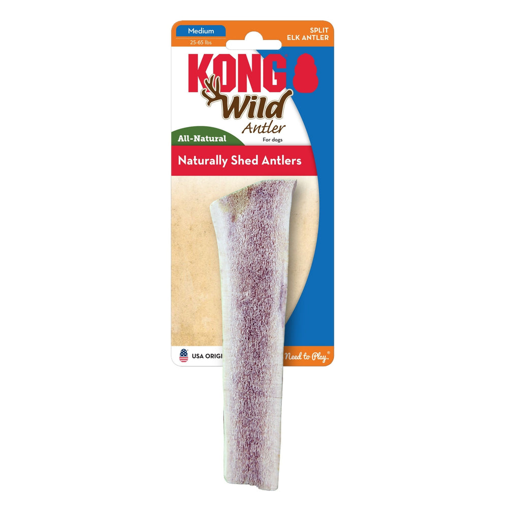 KONG Wild Antler Dog Chew Split 1ea/MD - Pet Store X