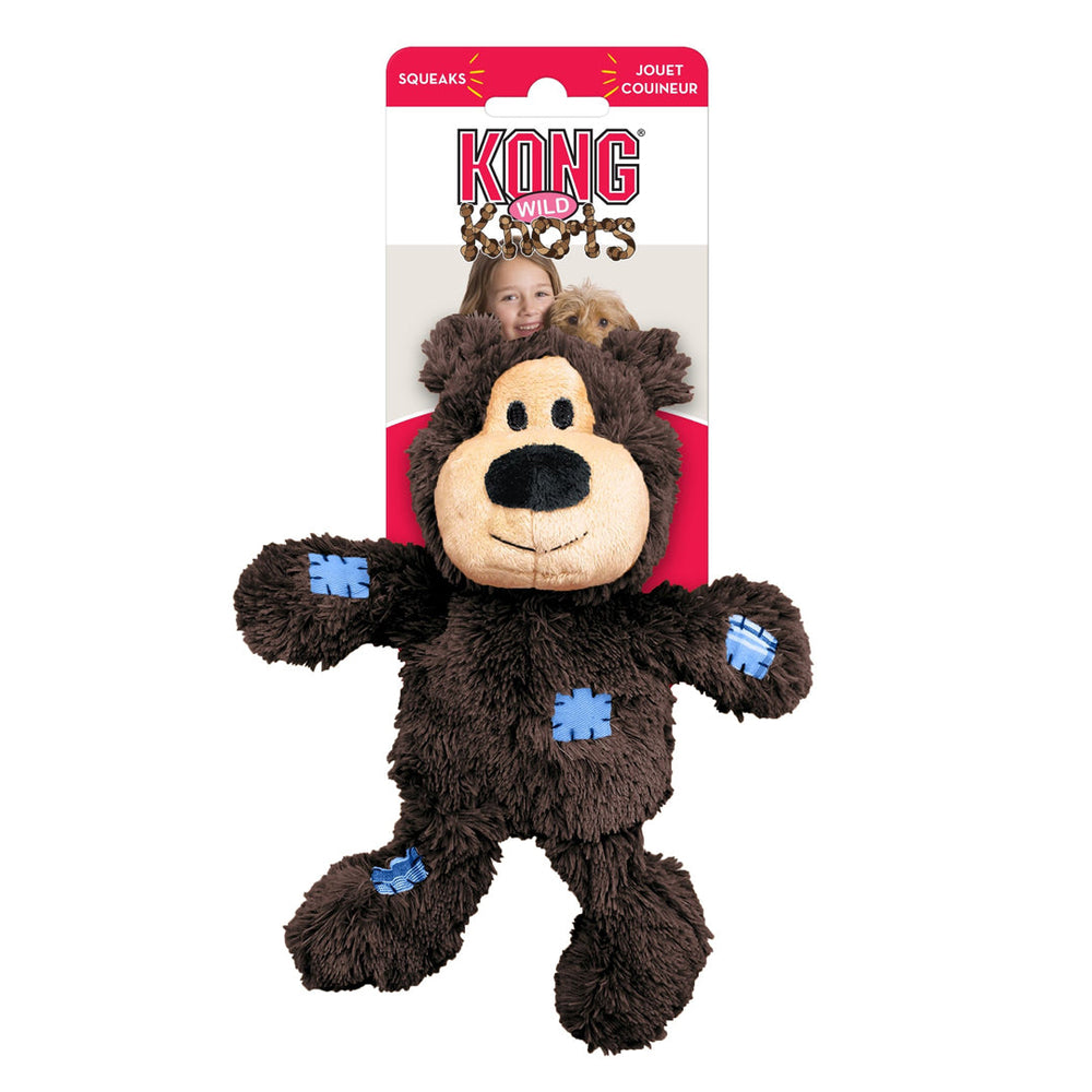 KONG Wild Knots Bear Dog Toy Assorted 1ea/SM/MD - Pet Store X