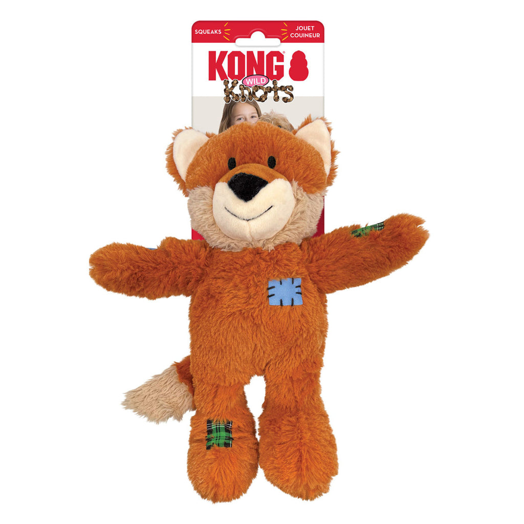 KONG Wild Knots Dog Toy Fox 1ea/MD/LG - Pet Store X