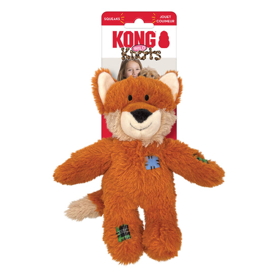 KONG Wild Knots Dog Toy Fox 1ea/SM/MD - Pet Store X