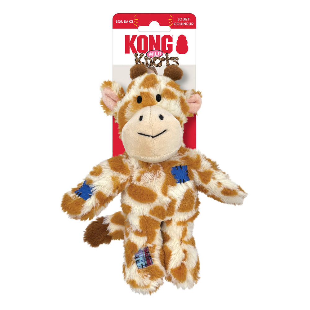 KONG Wild Knots Dog Toy Giraffe 1ea/SM/MD - Pet Store X