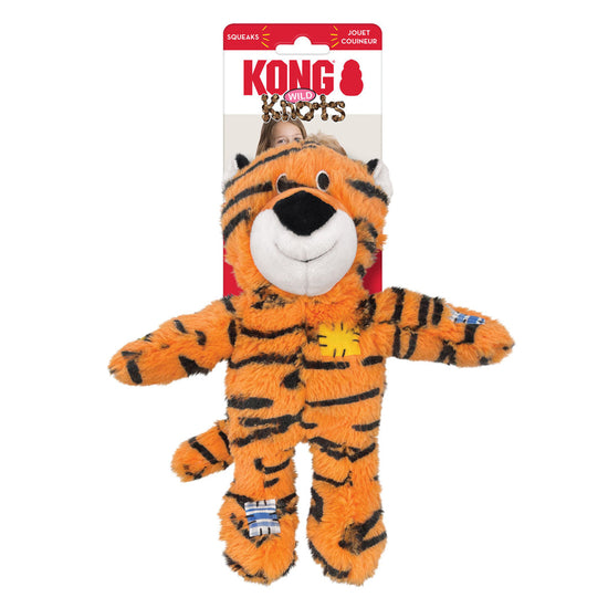 KONG Wild Knots Dog Toy Tiger 1ea/MD/LG - Pet Store X