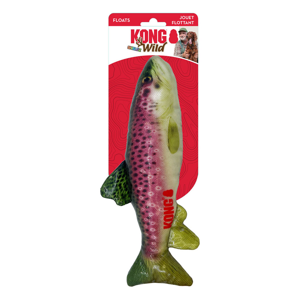 KONG Wild Shieldz Dog Training Fish Dummy Trout 1ea/MD - Pet Store X