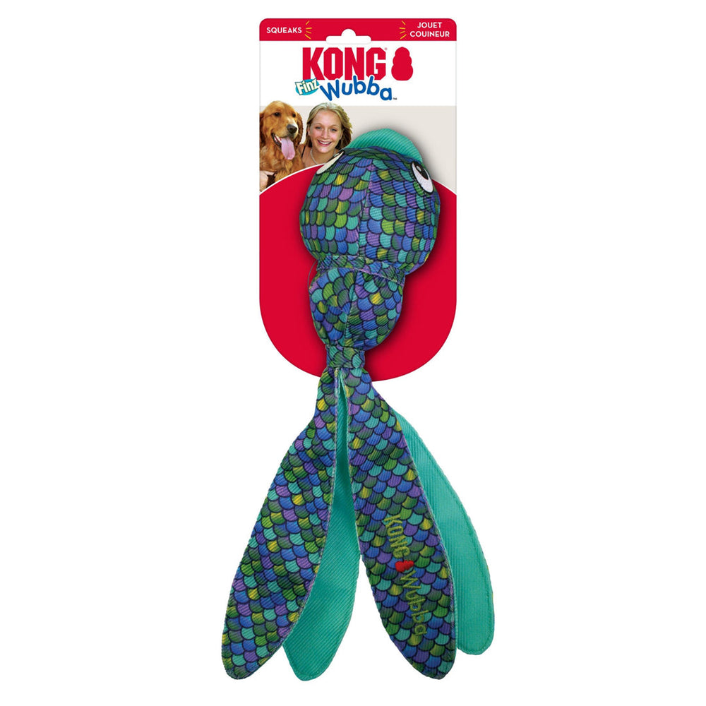 KONG Wubba Finz Dog Toy Blue 1ea/XL - Pet Store X