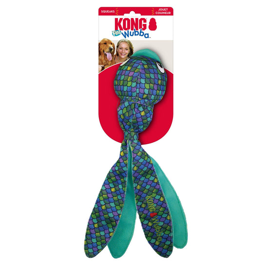 KONG Wubba Finz Dog Toy Blue 1ea/XL for your Pet Dog with Pet Store X.