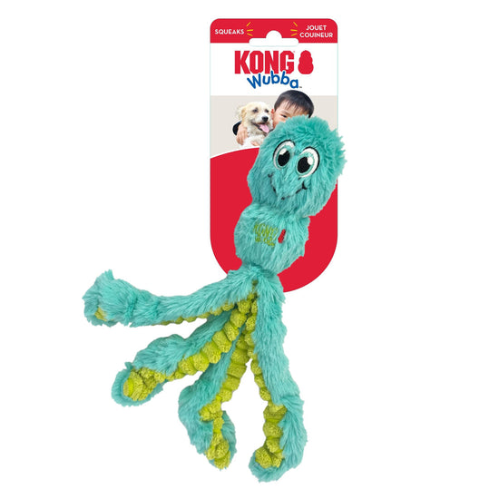 KONG Wubba Octopus Dog Toy Assorted 1ea/SM - Pet Store X