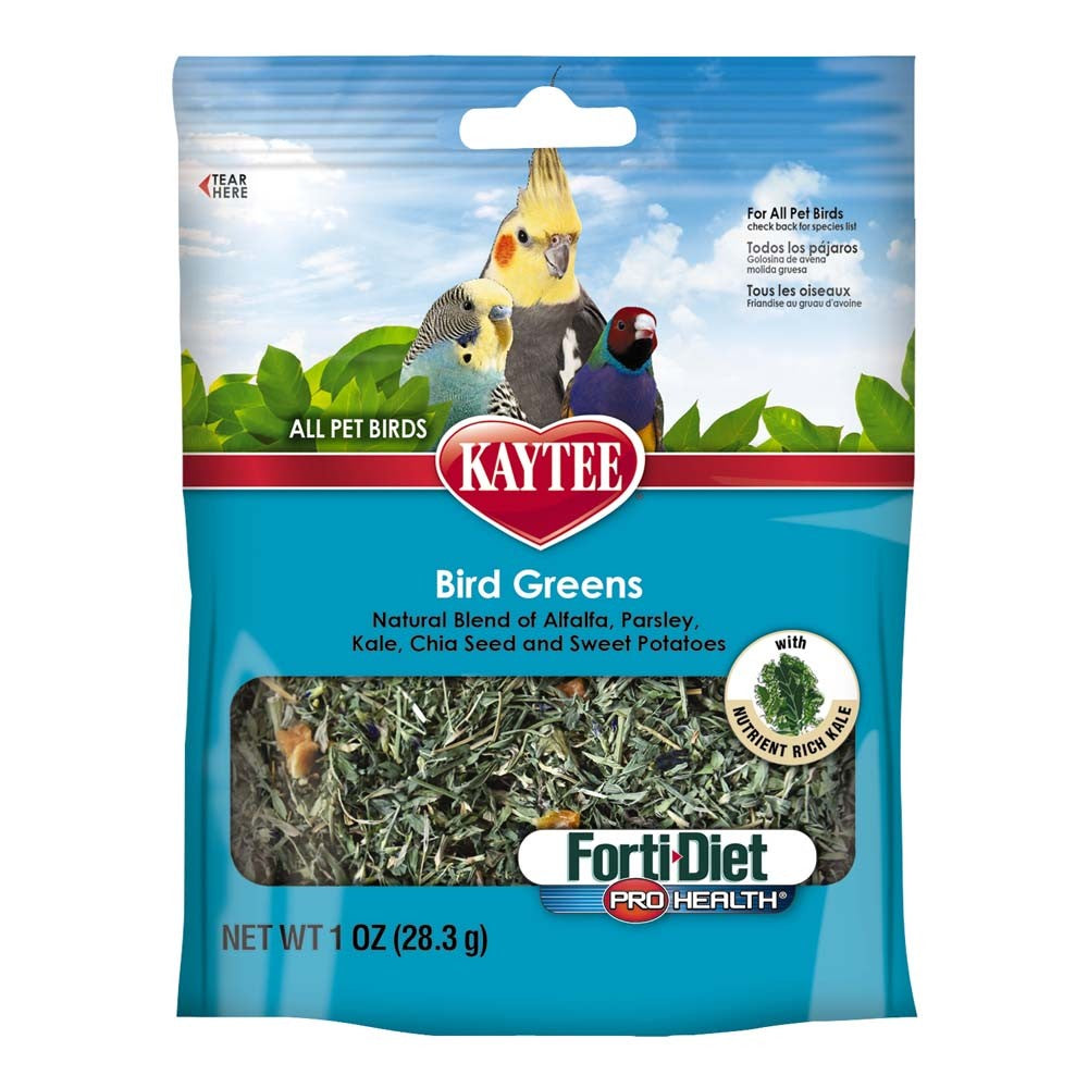 Kaytee Bird Greens Treat for All Pet Birds 1ea/1 oz - Pet Store X