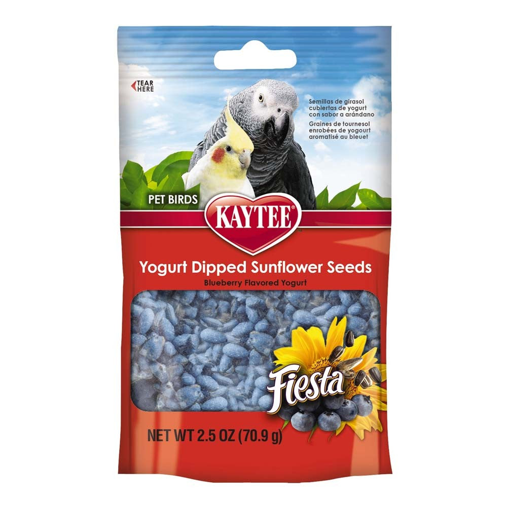 Kaytee Blueberry Flavor Yo Dipped Sunflower Seeds for All Pet Birds 1ea/2.5 oz - Pet Store X