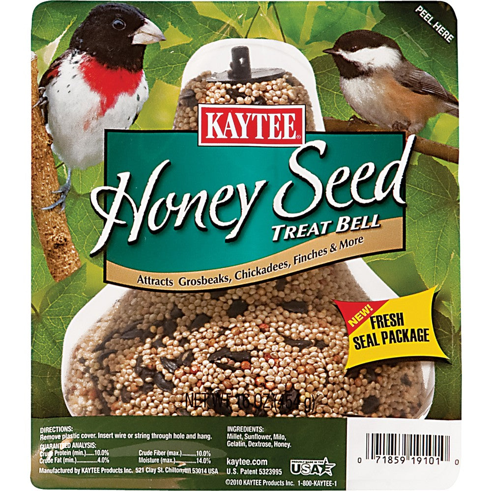 Kaytee Honey Bird Seed Treat Bell 1ea/1 lb - Pet Store X