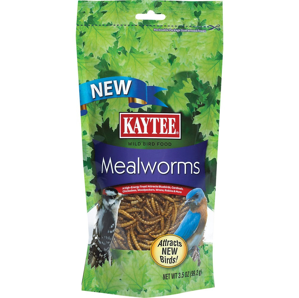 Kaytee Mealworm Food Pouch 1ea/3.5 oz - Pet Store X