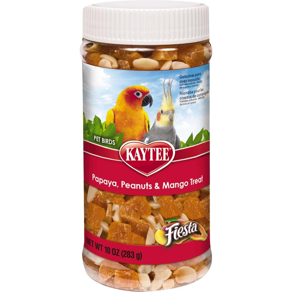 Kaytee Papaya, Peanuts and Mango Treat Jar for All Pet Birds 1ea/10 oz - Pet Store X