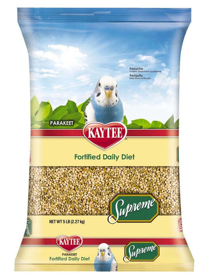 Kaytee Supreme Parakeet Food 1ea/5 lb for your Pet Bird with Pet Store X!