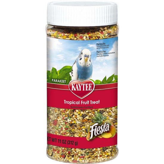 Kaytee Tropical Fruit Treat Jar -- Parakeet 1ea/11 oz - Pet Store X