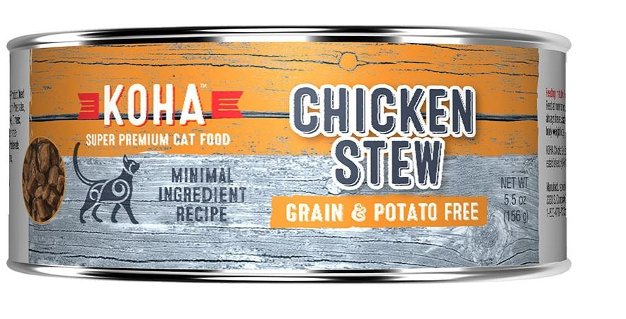 Koha Cat Chicken Stew 5.5oz.(Case of 24) - Pet Store X