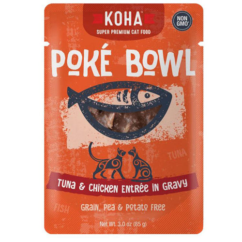 Koha Cat Grain Free Pok Tuna and Chicken 3oz(Case of 24) for your Pet Cat with Pet Store X!