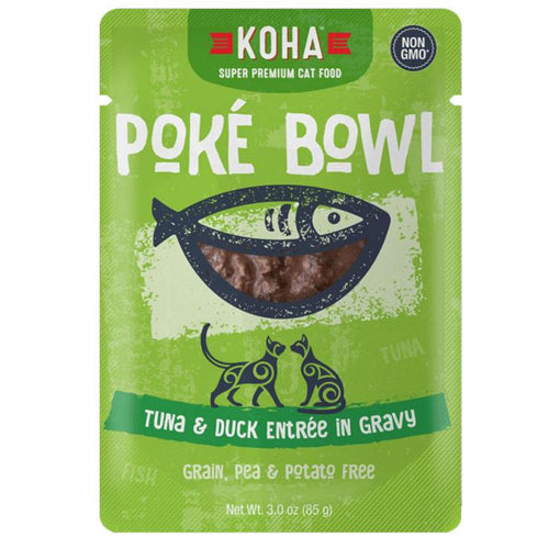 Koha Cat Grain Free Pok Tuna and Duck 3oz(Case of 24) for your Pet Cat with Pet Store X!