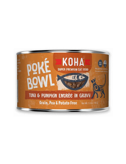 Koha Cat Grain Free Pok Tuna and Pumpkin 55oz(Case of 24) for your Pet Cat with Pet Store X!