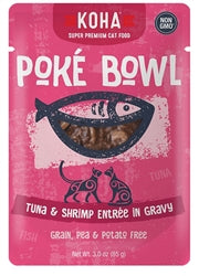 Koha Cat Grain Free Pok Tuna and Shrimp 3oz(Case of 24) for your Pet Cat with Pet Store X!