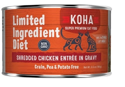 Koha Cat Grain Free Shredded Chicken 55oz (Case of 12) for your Pet Cat with Pet Store X!