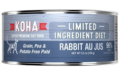 Koha Cat Limited Ingredient Pat Grain Free Rabbit 3oz.(Case of 24) - Pet Store X