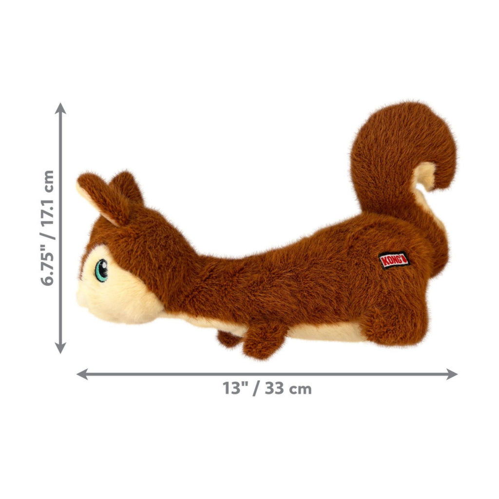 Kong Scruffs Dog Toy Squirrel, 1ea/Medium/Large - Pet Store X