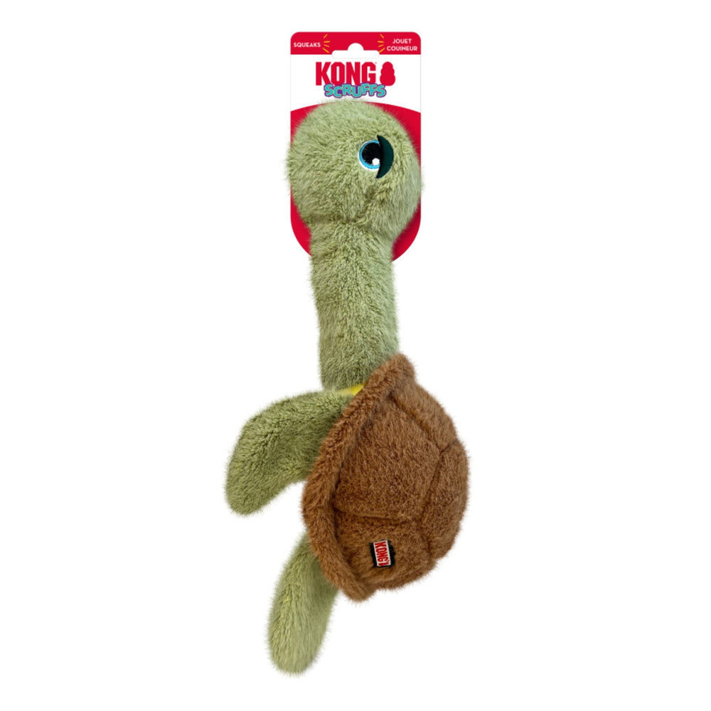 Kong Scruffs Dog Toy Turtle, 1ea/Medium/Large - Pet Store X