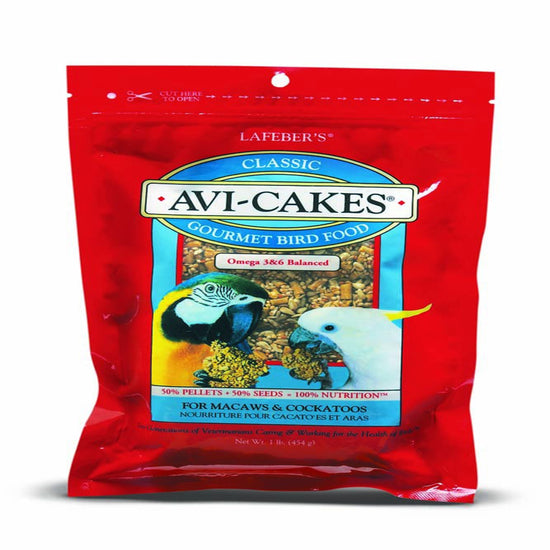 Lafeber Company Classic Avi-Cakes Macaw-Cockatoo Treat 1ea/1 lb for your Pet Bird with Pet Store X!