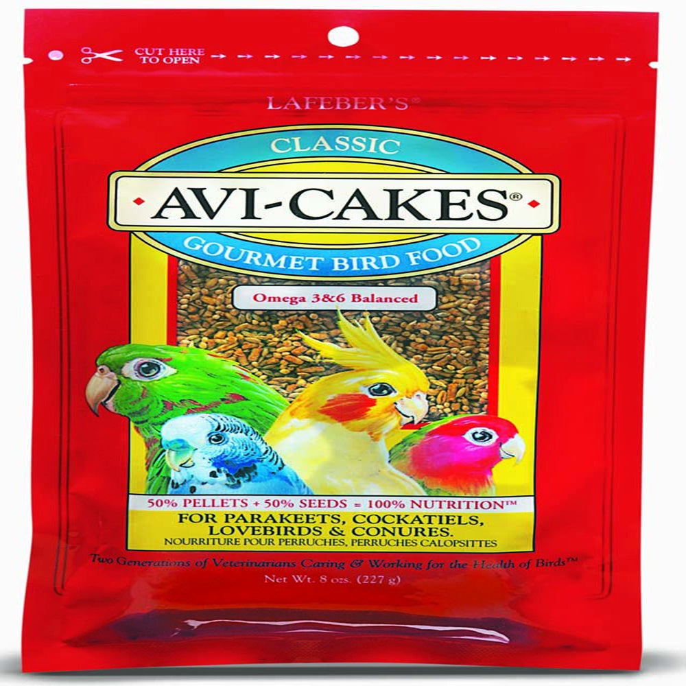 Lafeber Company Classic Avi-Cakes Parakeet & Cockatiel Treat 1ea/8 oz - Pet Store X