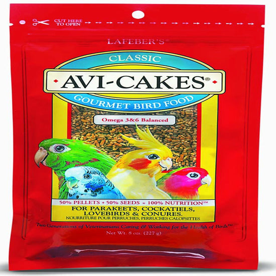 Lafeber Company Classic Avi-Cakes Parakeet & Cockatiel Treat 1ea/8 oz for your Pet Bird with Pet Store X!