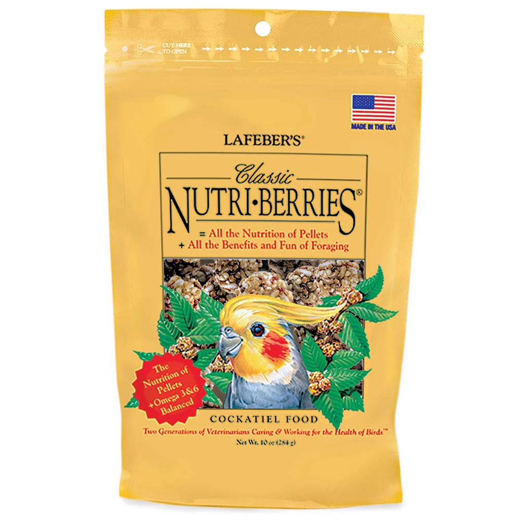 Lafeber Company Classic Nutri-Berries Cockatiel Food 1ea/10 oz for your Pet Bird with Pet Store X!