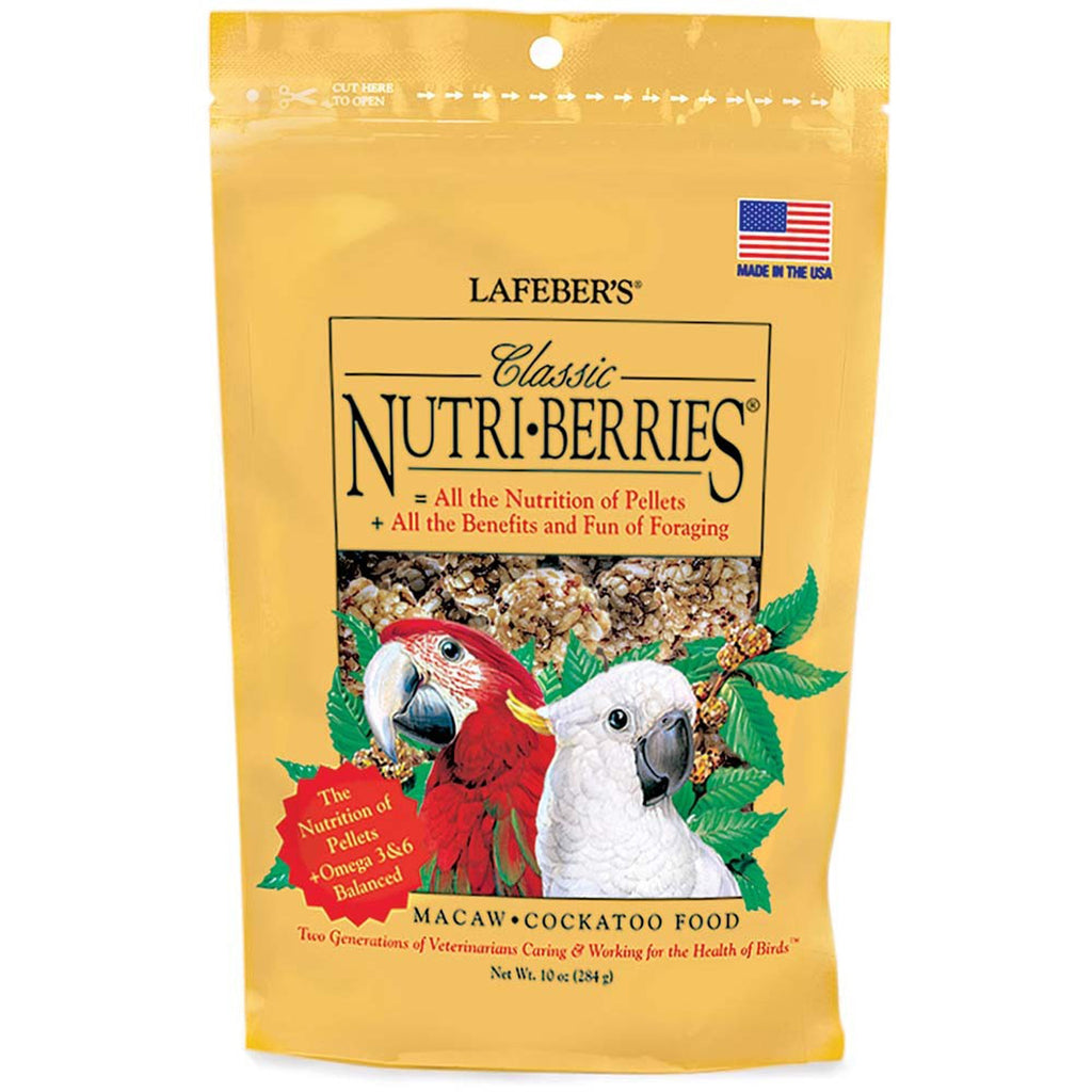 Lafeber Company Classic Nutri-Berries Macaw & Cockatoo Food 1ea/10 oz for your Pet Bird with Pet Store X!