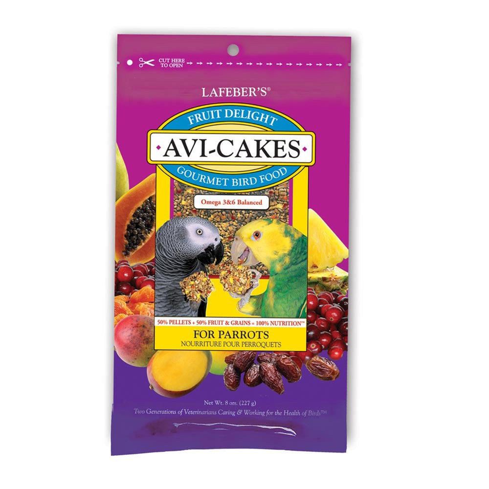 Lafeber Company Fruit Delight Avi-Cakes Parrot Treat 1ea/8 oz - Pet Store X